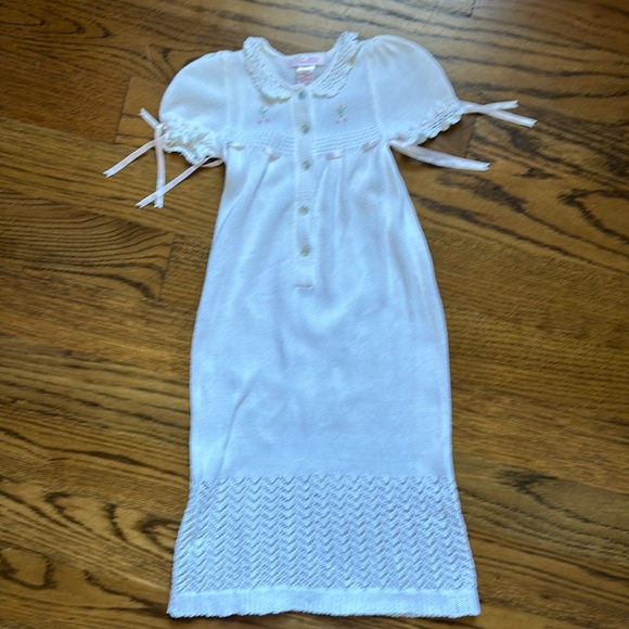 Darling Sophie Dess Sweater Baby Gown with embroidered and ribbons 3 months 💕 - Picture 1 of 3
